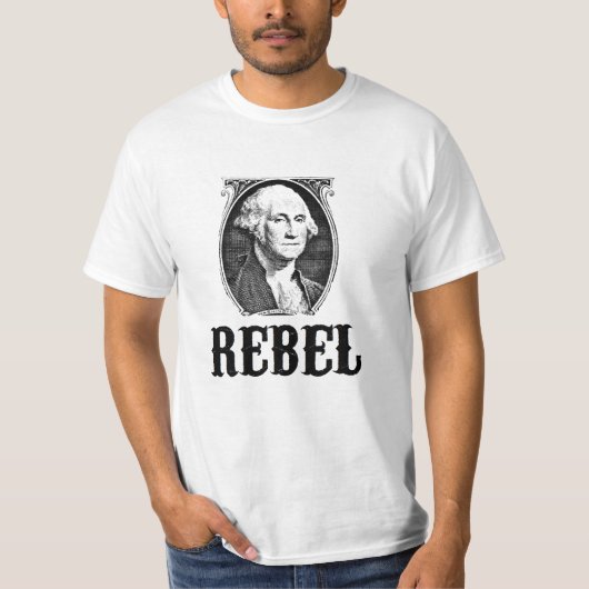 #SONSOFLIBERTYの#REBELジョージ・ワシントン Tシャツ (正面)