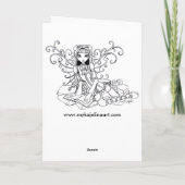 "Sonya"の種族の融合のベリーダンサーカード カード (裏面)