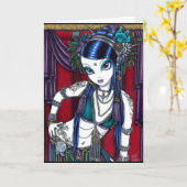 "Sonya"の種族の融合のベリーダンサーカード カード (黄色い花)