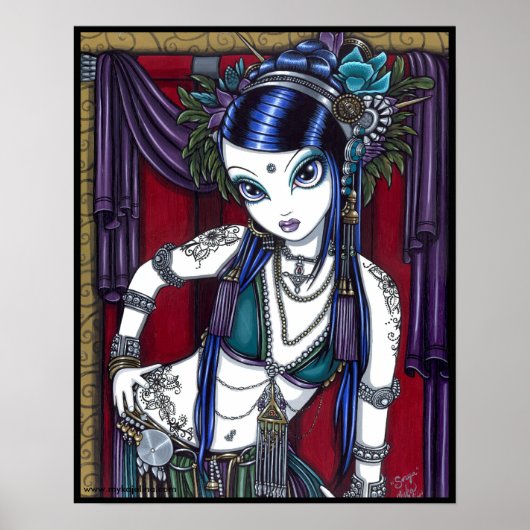 「Sonya」トライバルフュージョンのベリーダンサーポスター ポスター (正面)