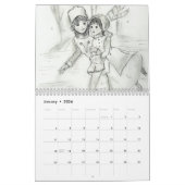 Sonya 2013年- II著芸術 カレンダー (1月 2026)