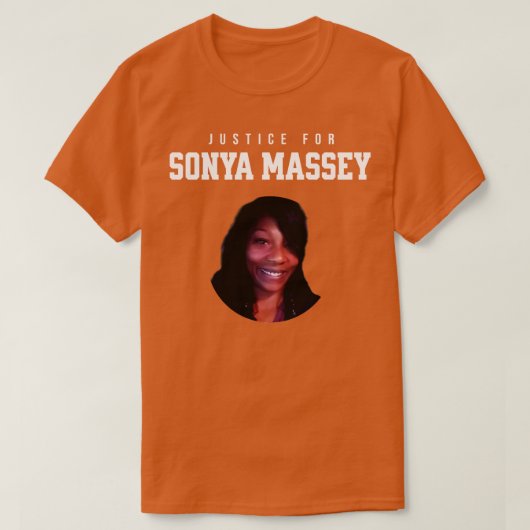 Sonya Massey Tributeのジャスティス1 Tシャツ (デザイン正面)