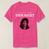 Sonya Massey Tribute彼女の名前を言う Tシャツ (デザイン正面)