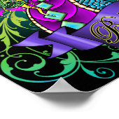 "Sonya" Rainbow Believe Dragon Art Poster ポスター (角)