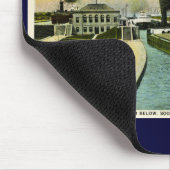 Sooの下の眺め、Sooロック、ミシガン州 マウスパッド (コーナー)