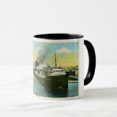 Sooの下の眺め、Sooロック、ミシガン州 マグカップ (正面右)