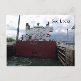 Soo Locks & Edwin H. Gottポストカード ポストカード