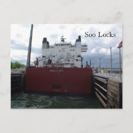 Soo Locks & Edwin H. Gottポストカード ポストカード
