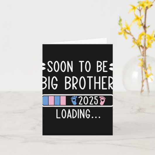 Soon To Be Big Brother 2025 Loading Pregnancy Anno カード (黄色い花)