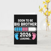 Soon To Be Big Brother 2026 New First Time Brother カード (黄色い花)