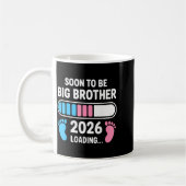 Soon To Be Big Brother 2026 New First Time Brother コーヒーマグカップ (左)