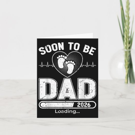 Soon To Be Daddy 2026 First Time Dad Promoted  カード (正面)