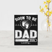 Soon To Be Daddy 2026 First Time Dad Promoted  カード (黄色い花)
