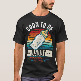 Soon To Be Daddy 2026 Loading Promoted To Father E Tシャツ