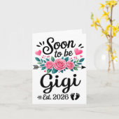 Soon To Be Gigi 2026 Announcement Promoted To Gigi カード (黄色い花)