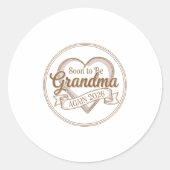 Soon To Be Grandma Again 2026 Loading Pregnancy An ラウンドシール (正面)