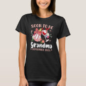Soon To Be Grandma September 2023 Grandma First Ti Tシャツ (正面)
