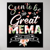 Soon To Be Great Mema Est 2026 First Time New Gran ポスター (正面)