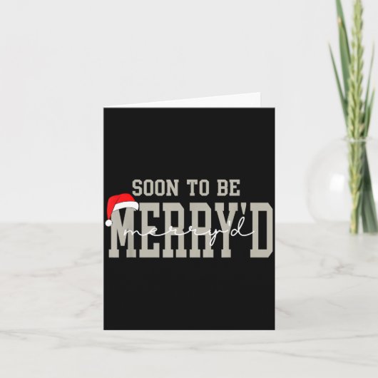 Soon To Be Merry'd Christmas, Engaged Couple Chris カード (正面)
