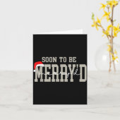 Soon To Be Merry'd Christmas, Engaged Couple Chris カード (黄色い花)