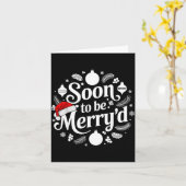 Soon To Be Merry'd Christmas Engaged Matching Coup カード (黄色い花)