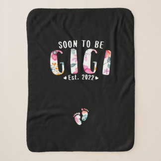 Soon To Be Mommy Est 2022 Pregnancy Announcement シェルパブランケット