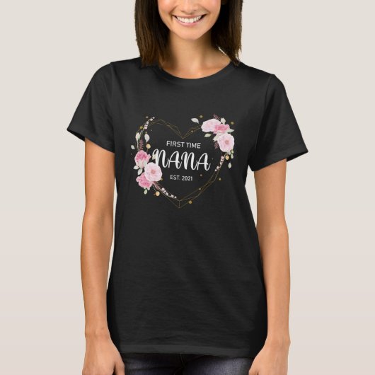 Soon To Be Nana 2021 Pregnancy Announcement New Gr Tシャツ (正面)