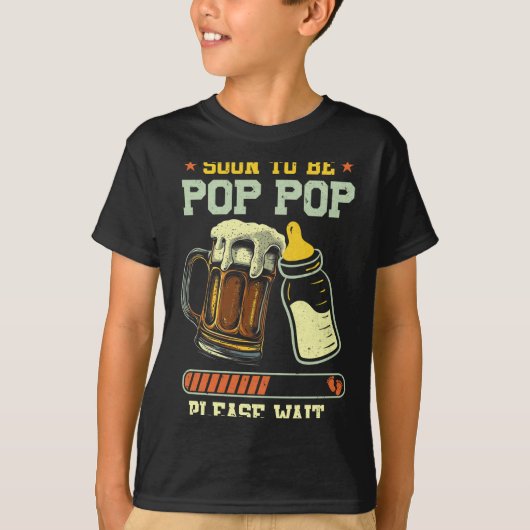 Soon To Be P P Est 2025 Pregnancy Announcement Tシャツ (正面)