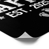 Soon To Be Pappy Est.2025 Father's Day Promoted To ポスター (角)