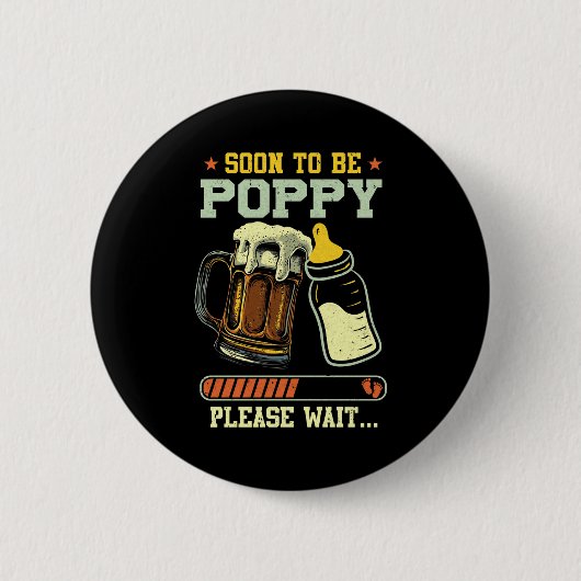 Soon To Be Ppy Est 2025 Pregnancy Announcement L  缶バッジ (正面)