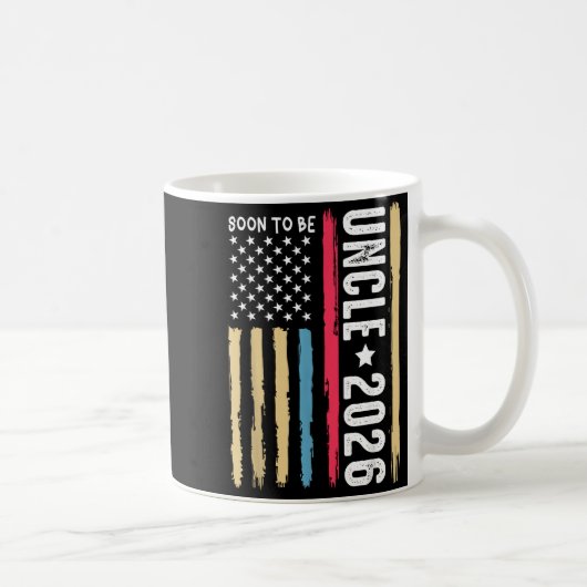 Soon To Be Uncle 2026 Becoming New Uncle To Be Ann コーヒーマグカップ (右)