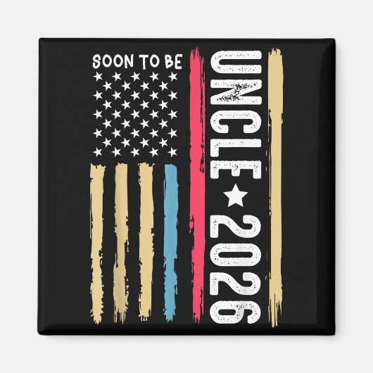 Soon To Be Uncle 2026 Becoming New Uncle To Be Ann マグネット (正面)