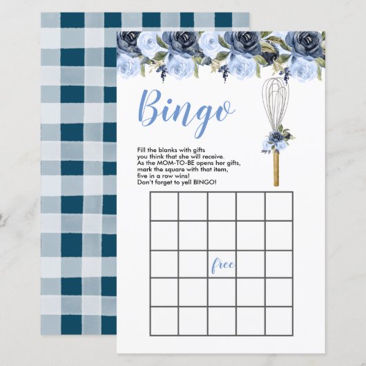 Soon to be Whisked Away Bingo Bridal Shower (正面/裏面)