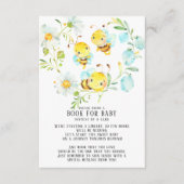 Soon to Bee Family of 3 Bee Book forベビー エンクロージャーカード (正面)