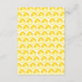 Soon to Bee Family of 3 Bee Book forベビー エンクロージャーカード (裏面)