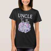 Soon Uncle To Be Elephants For Baby Shower Gender  Tシャツ (正面)