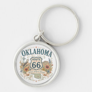 Sooner State Wildflower Roadの記念品 キーホルダー