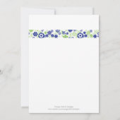 Soor Bridal Shawer結婚の招待 招待状 (裏面)