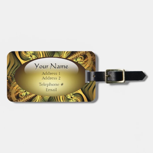 Sootherの荷物のラベル ラゲッジタグ (正面横)