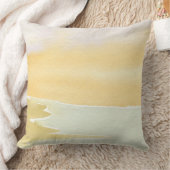 Soothing Abstract Landscape Throw Pillow クッション (ブランケット)