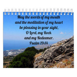 Soothing Bible Verses Custom Christian カレンダー