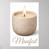 Soothing Candle "Manifest" Gift ポスター (正面)