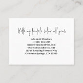 Soothing Desert Moon Meditation  ロイヤリティカード (裏面)