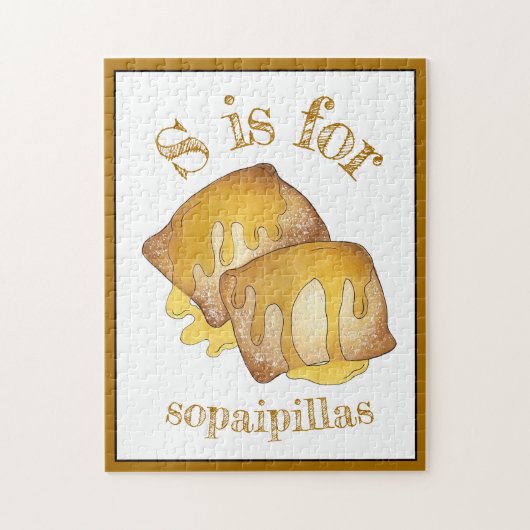 Sopaipilla Sopapilla Cachanga Sopaipaフライドペストリー ジグソーパズル (縦)
