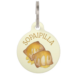 Sopaipilla Sopapilla Cachanga Sopaipaフライドペストリー ペット ネームタグ