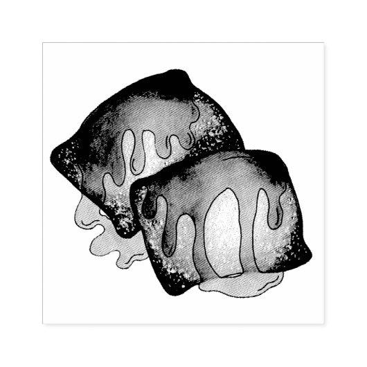 Sopaipilla Sopapilla Cachanga Sopaipaフライドペストリー ラバースタンプ (インプリント)