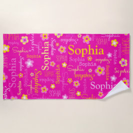 Sophiaによっては一流のビーチタオルが開花します ビーチタオル