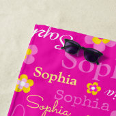 Sophiaによっては一流のビーチタオルが開花します ビーチタオル (インサイチュ)