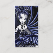 "Sophia"の青い入れ墨の妖精の芸術の名刺 名刺 (裏面)