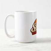 Sophia レトロ サンセット 名前 デザイン コーヒーマグカップ (左)